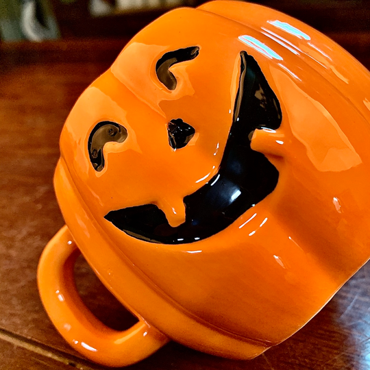 GlowSip - パンプキン・スマイル ハロウィン マグカップ