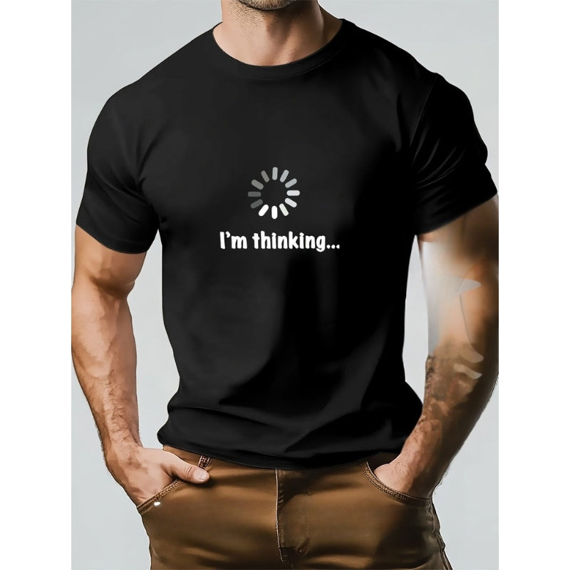 Think – コットンとプリントのTシャツ