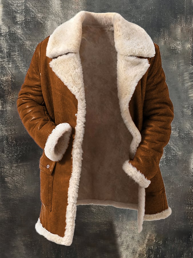 Wojciech - 温もりのある厚手のぬいぐるみ風ジャケット