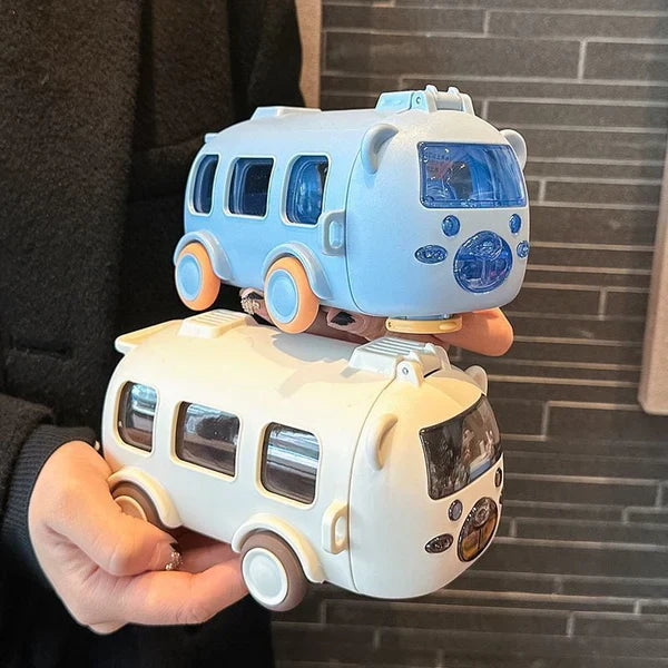 AquaBus - ポータブルバス型ウォーターボトル