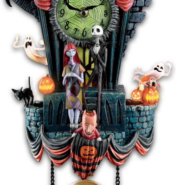 HallowClock - ハロウィン壁掛け時計、ナイトメア・ビフォア・クリスマス