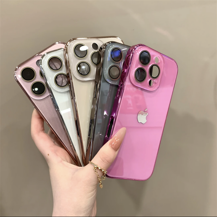 Chromelux – プレミアムメッキ加工ガラスレンズケース のために iPhone