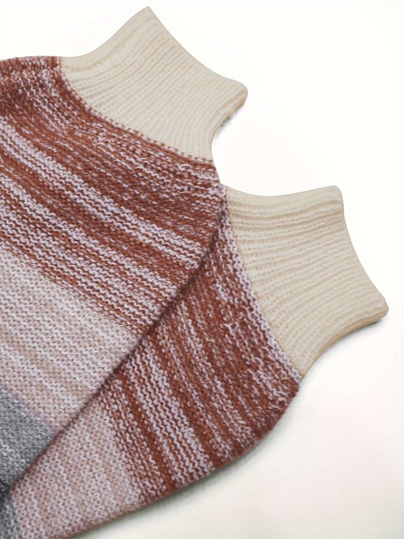 Avihod - エレガントなラウンドネックセーター（ゆったりフィット）