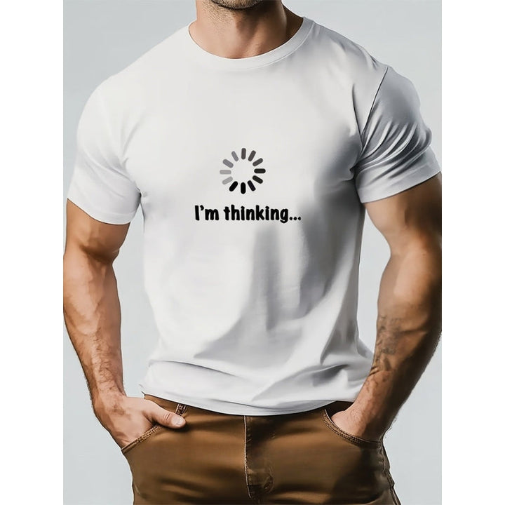 Think – コットンとプリントのTシャツ