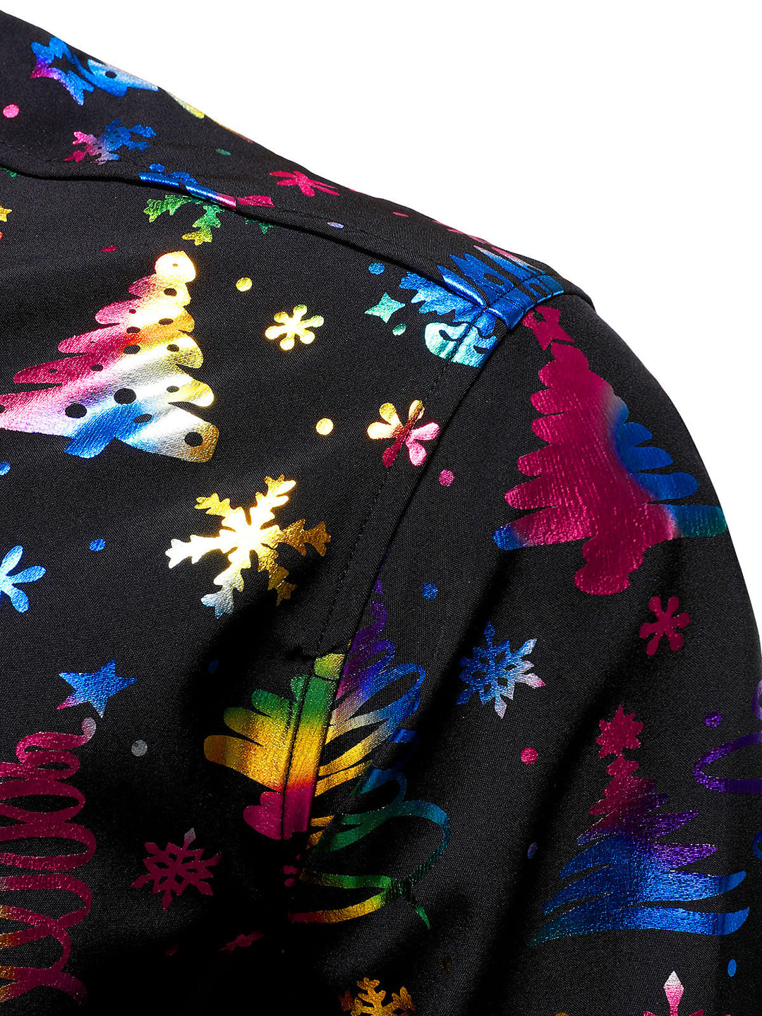 Barrett - ルド クリスマスプリント レギュラーフィット ブラック 長袖シャツ