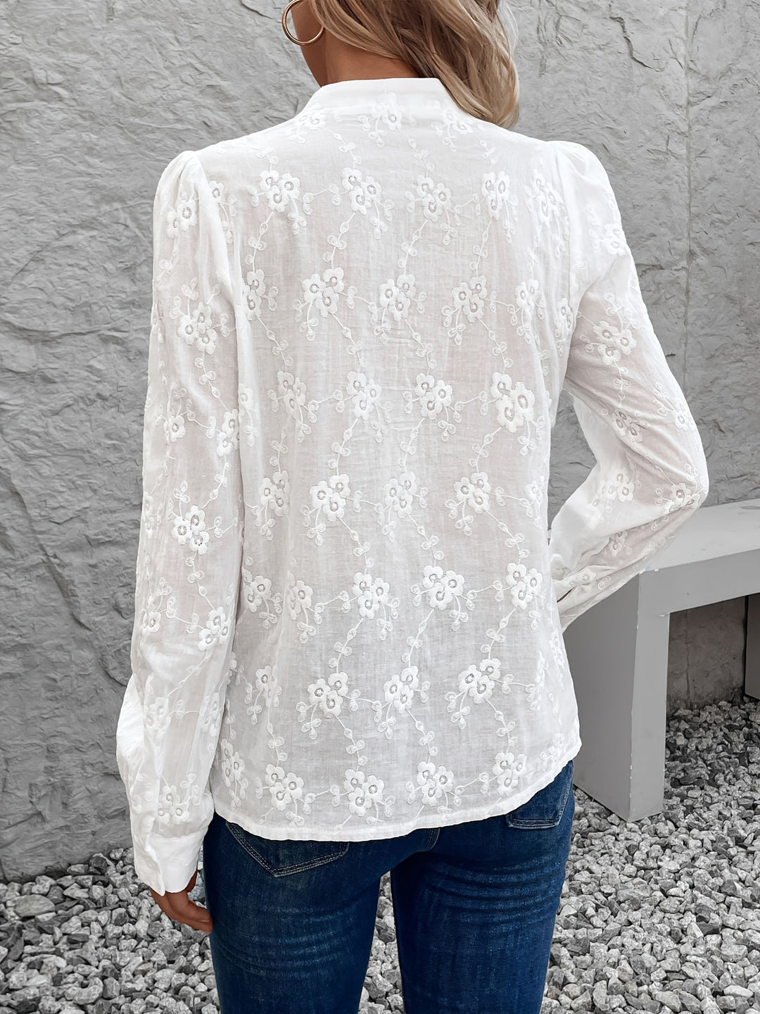 Verilou - 刺繍ロングスリーブシャツ