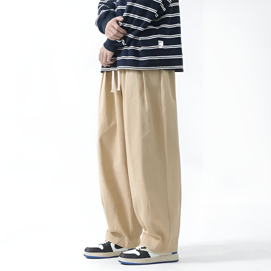 Paolino - スタイリッシュ・ルーズフィット・パンツ