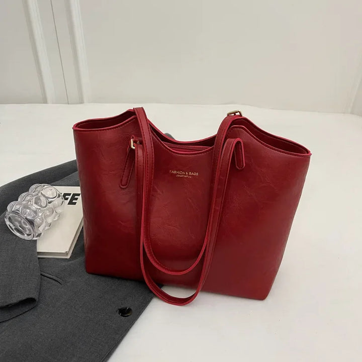 LuxeTote – トレンディな高級キャリーバッグ