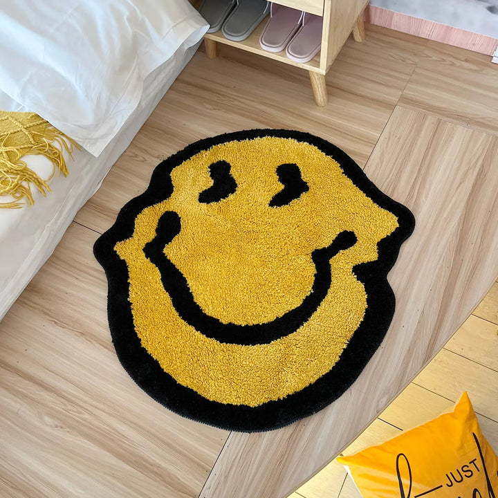 Smiloop - ホームデコレーション用のひねりを加えたスマイルラグ