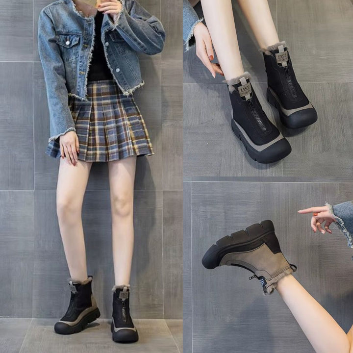 Zoharit - 防水厚底アンクルブーツ