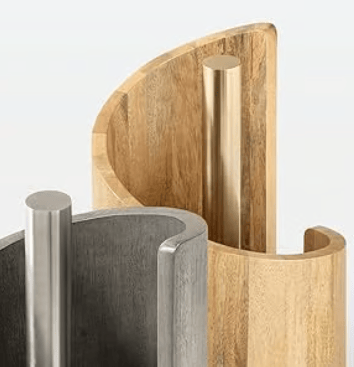 WoodRipple -  木製トイレットペーパーホルダースタンド