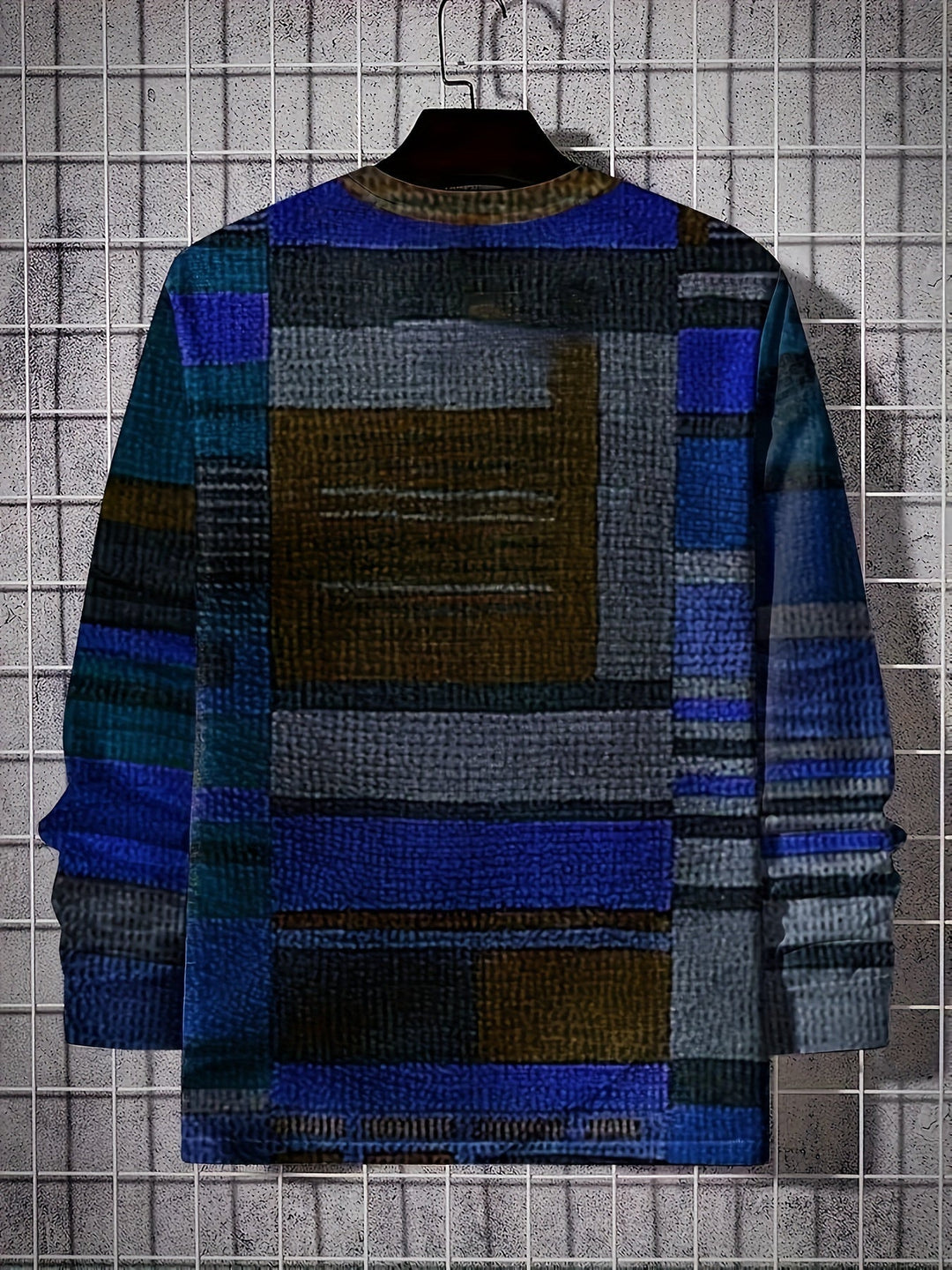Calvin - ブロック柄のロングスリーブTシャツ