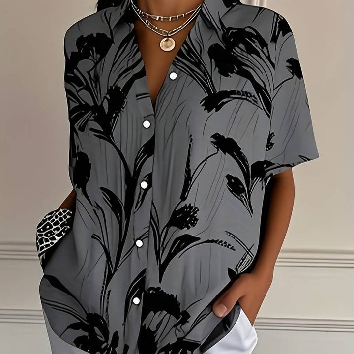 Ayalit - おしゃれな半袖プリントシャツ