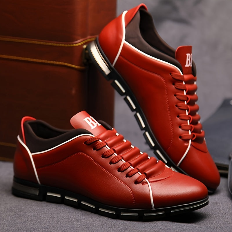 Ankan - レザーレースアップスニーカー