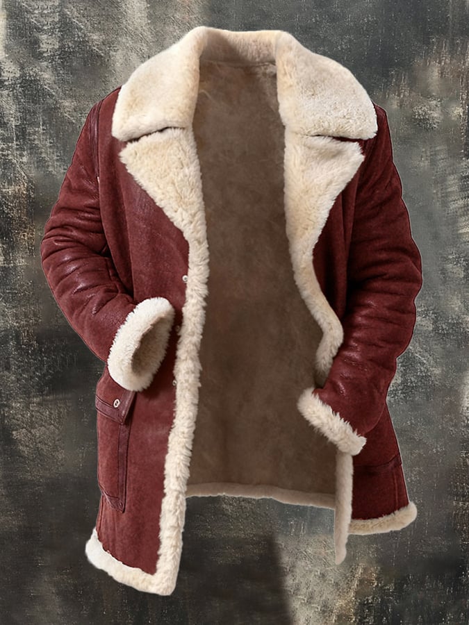 Wojciech - 温もりのある厚手のぬいぐるみ風ジャケット