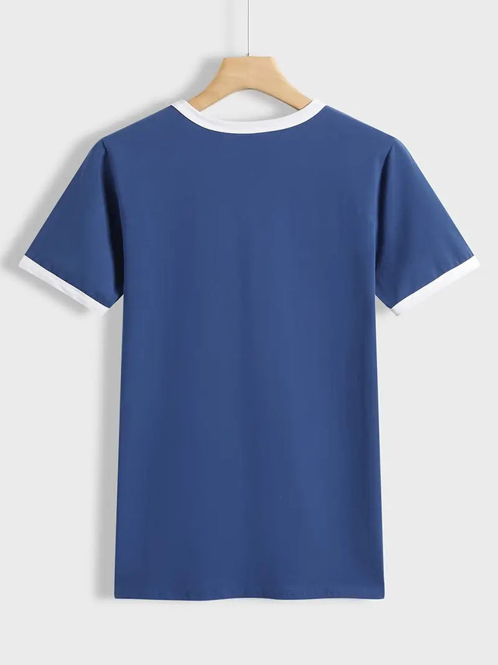 Kisara - カジュアル ショートスリーブ Tシャツ