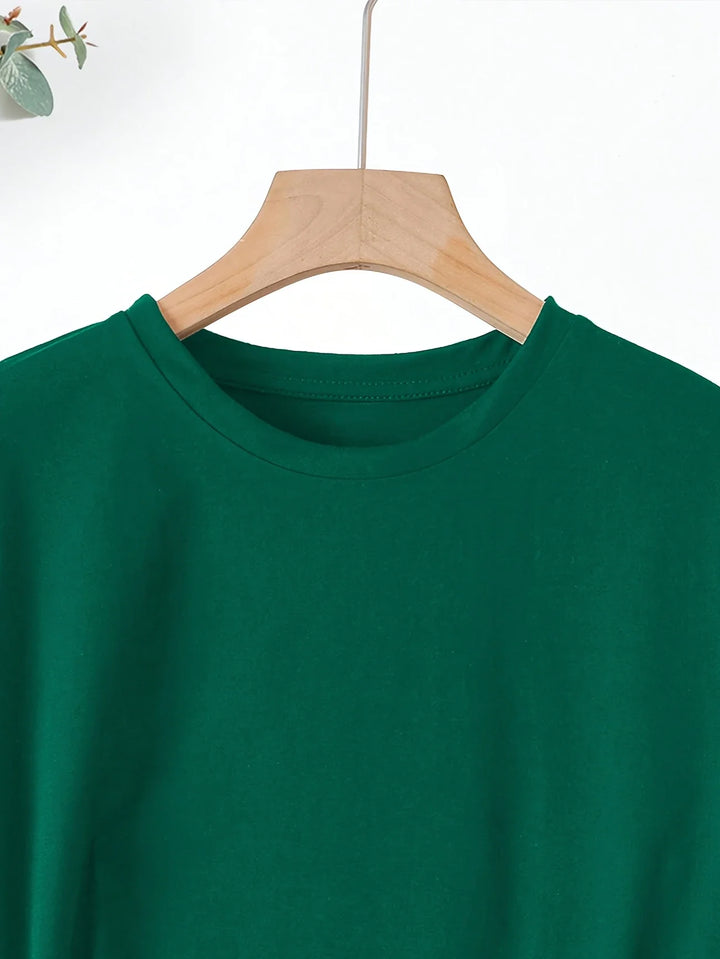 Larson - カジュアル ショートスリーブ Tシャツ ハートプリント