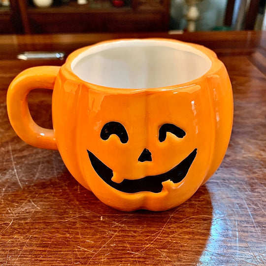 GlowSip - パンプキン・スマイル ハロウィン マグカップ