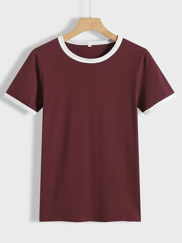 Kisara - カジュアル ショートスリーブ Tシャツ