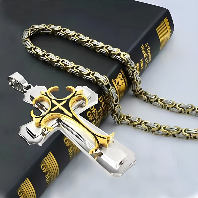 Templarcraft - ステンレススチール製テンプラーズネックレス