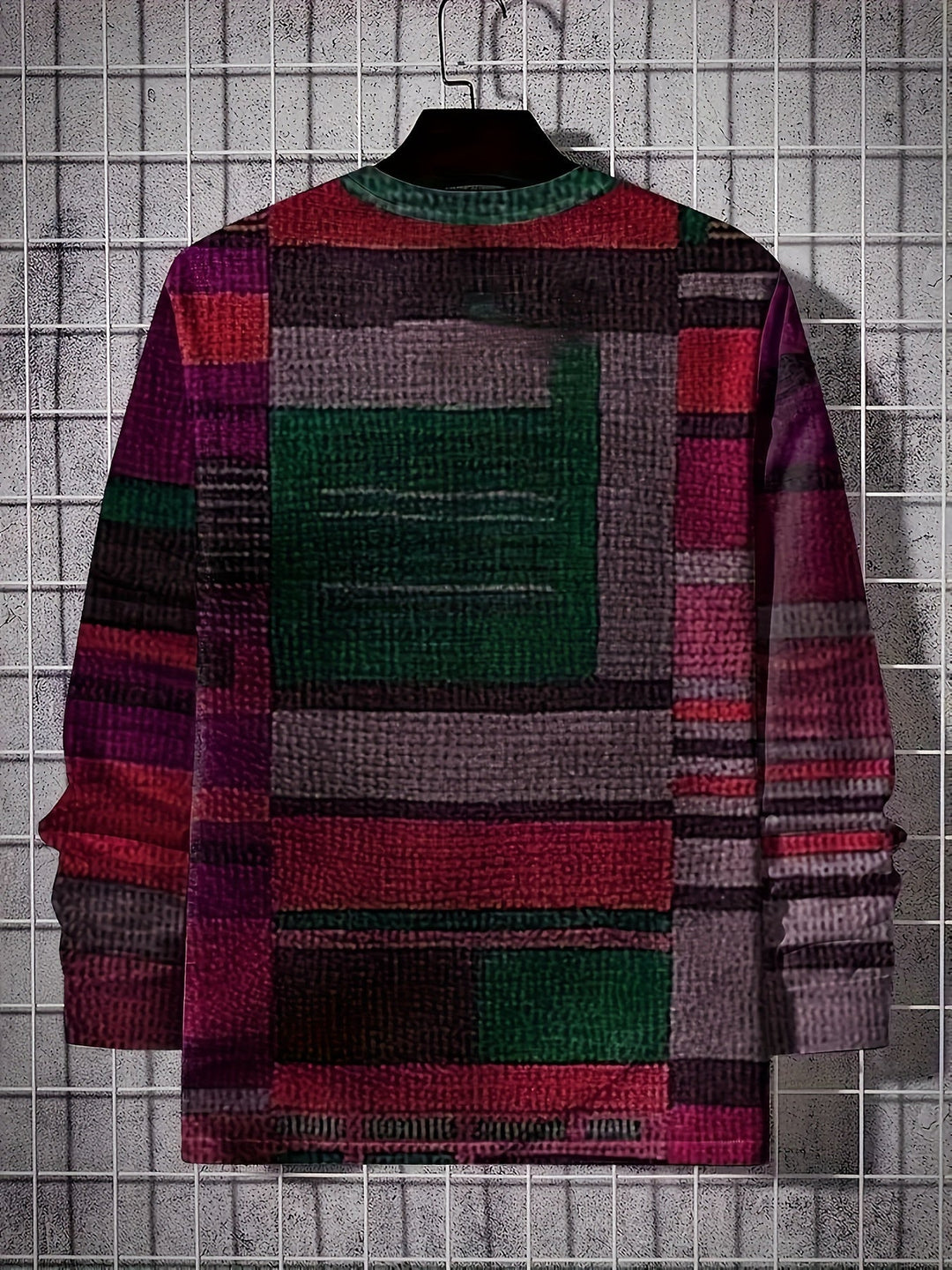 Calvin - ブロック柄のロングスリーブTシャツ