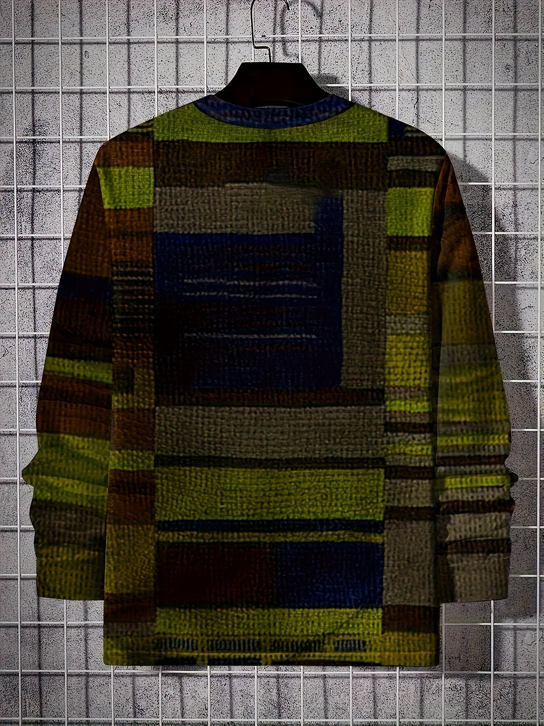 Calvin - ブロック柄のロングスリーブTシャツ