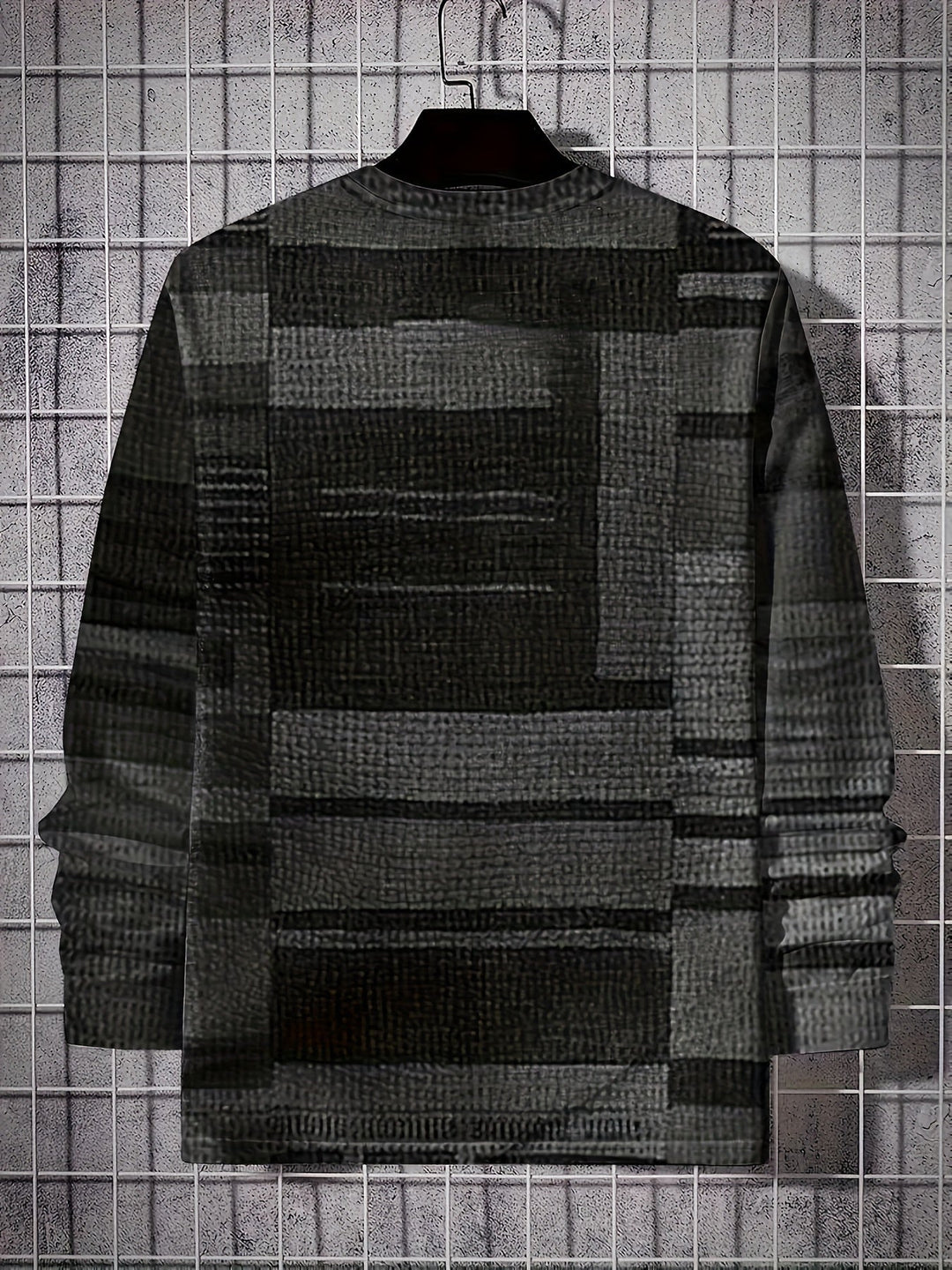 Calvin - ブロック柄のロングスリーブTシャツ