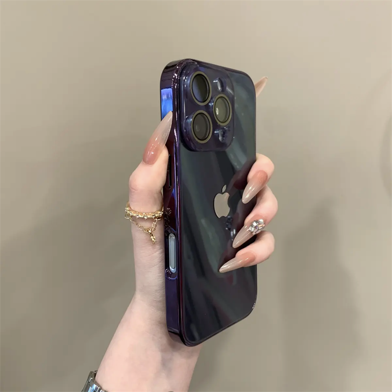 Chromelux – プレミアムメッキ加工ガラスレンズケース のために iPhone