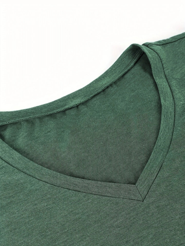 Kizzy - 通気性のあるペタルスリーブTシャツ