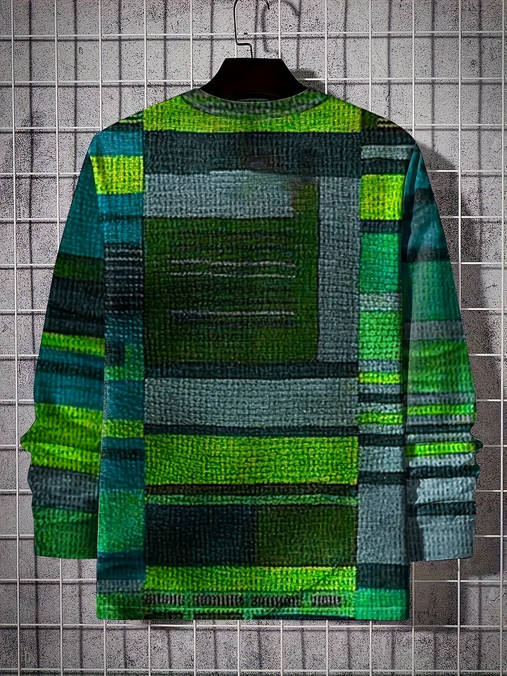 Calvin - ブロック柄のロングスリーブTシャツ