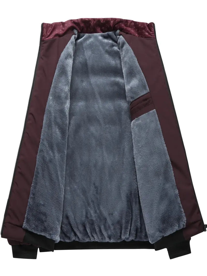 Bavuma - ジッパー付きカジュアルポリエステルジャケット