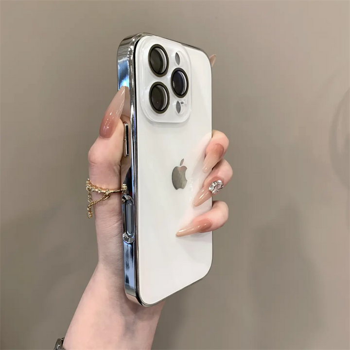 Chromelux – プレミアムメッキ加工ガラスレンズケース のために iPhone