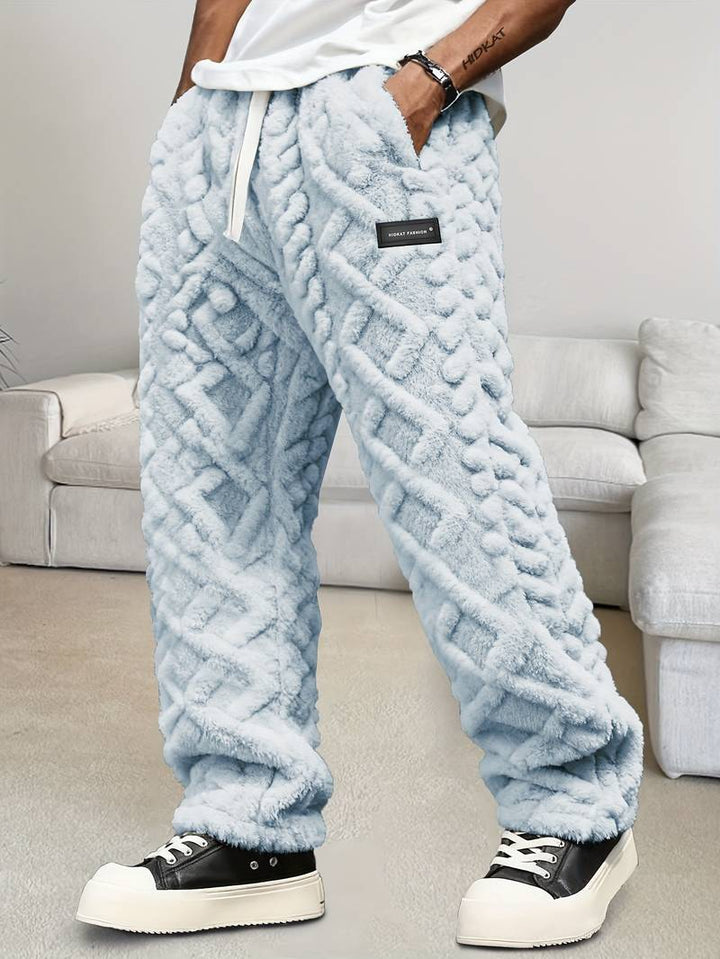 Zecharia - 幾何学模様のパンツ（ウエストゴム仕様）