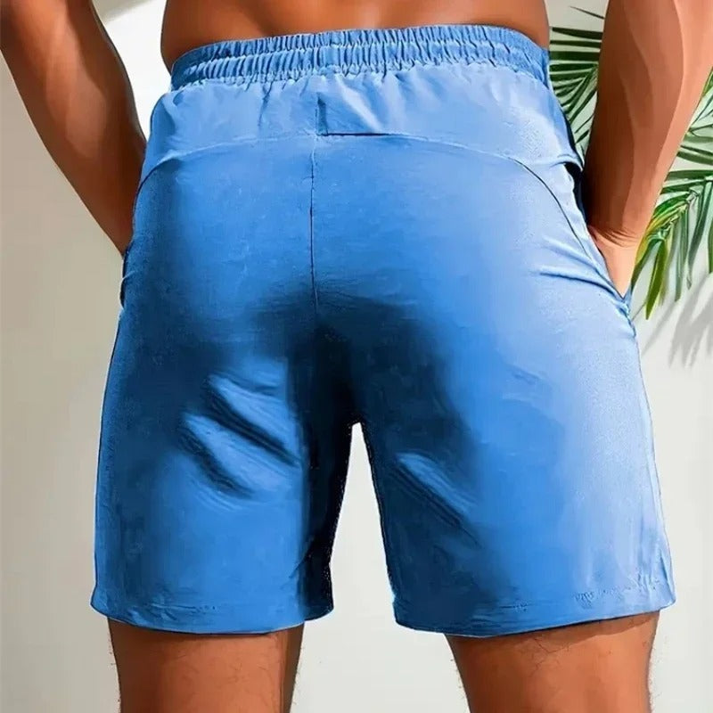 Montagnier - 通気性のあるドローストリングショートパンツ
