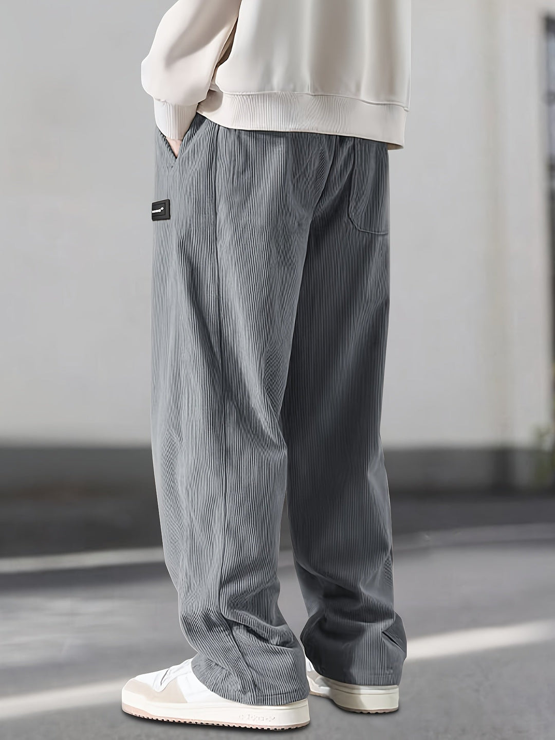 Asher - ストレートレッグパンツ 紐ウエスト