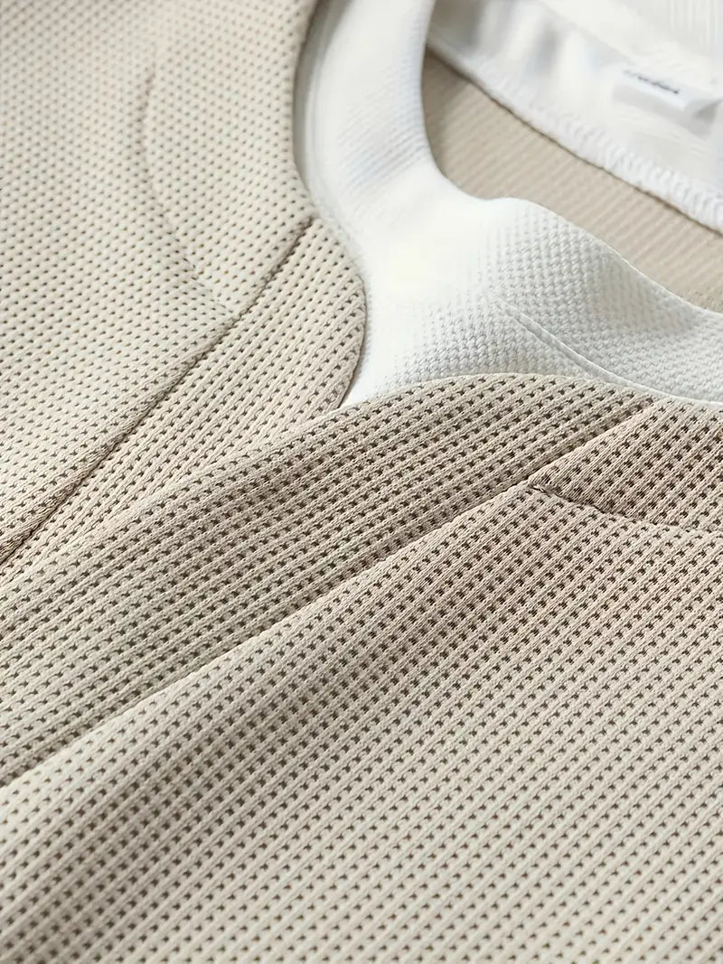 Aldous - ワッフル素材のロングスリーブTシャツ