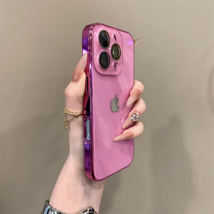 Chromelux – プレミアムメッキ加工ガラスレンズケース のために iPhone