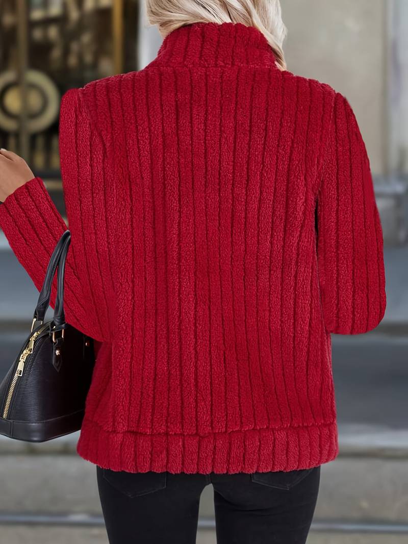 Zoharia - ポケット付きスタイリッシュな長袖冬用ジャケット