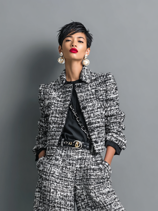 Aderet - スタイリッシュな長袖ジャケットとカジュアルパンツ