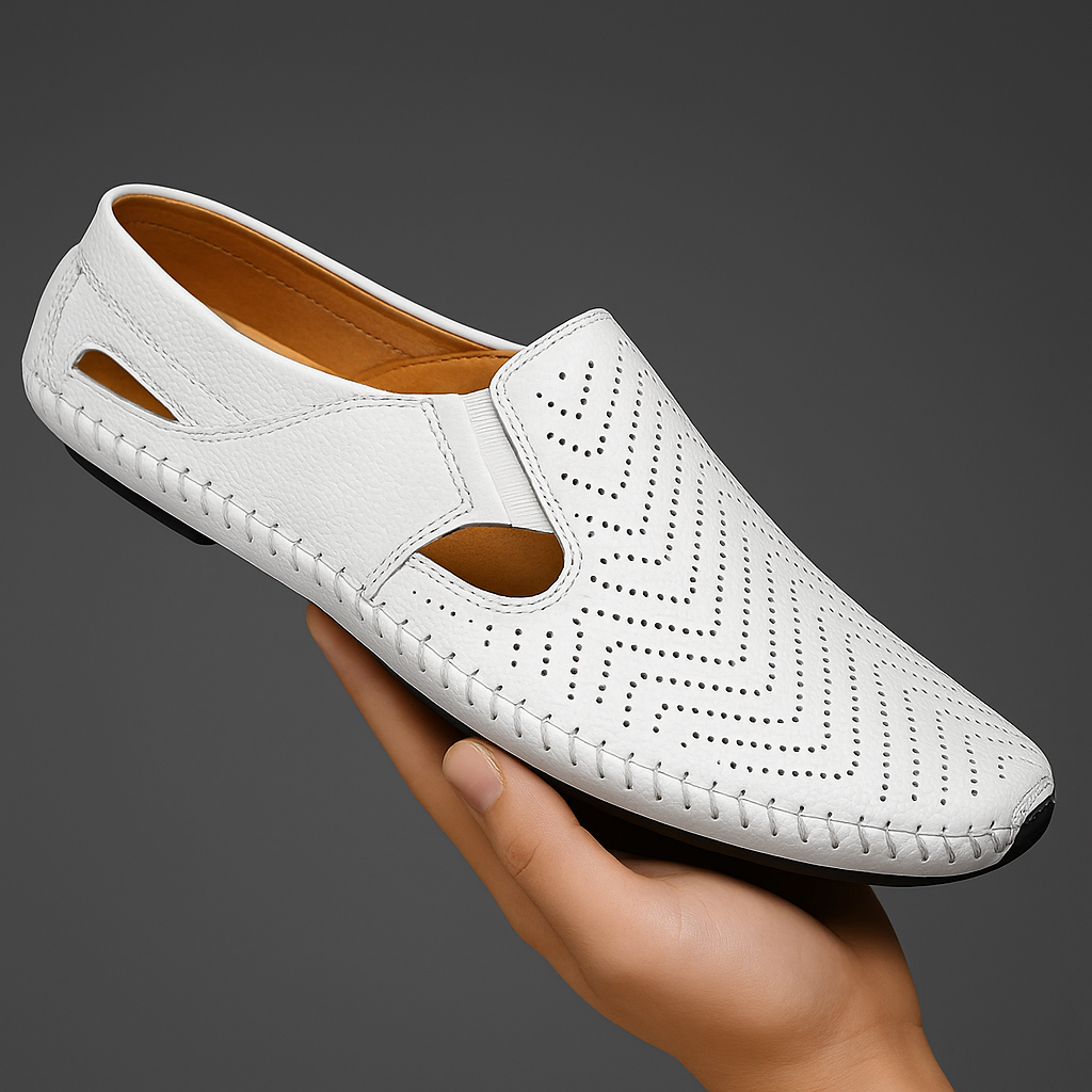 Akiva - 快適なレザーサンダル