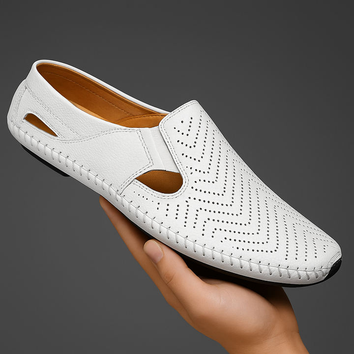 Akiva - 快適なレザーサンダル