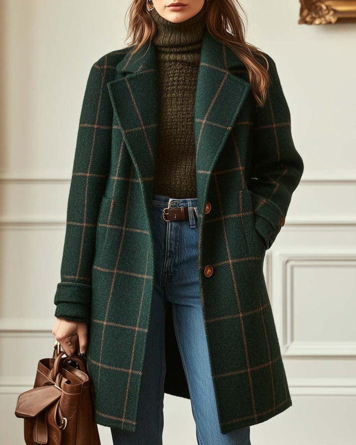 Yaliya -  クラシックなチェック柄コート