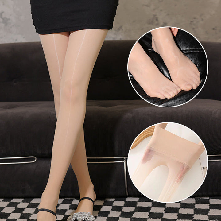 Cecily - 透明ハイウエストタイツ
