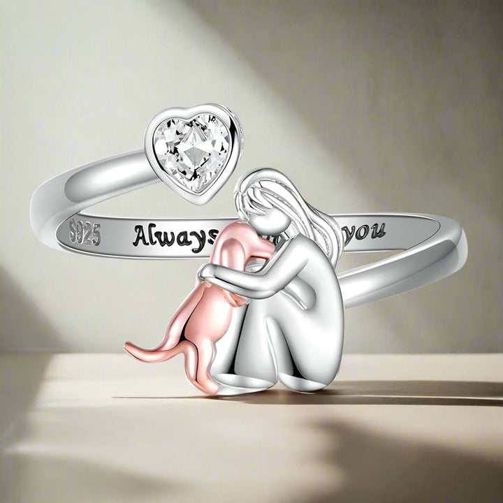 AlwaysPaw - 犬のアイコン付きリング